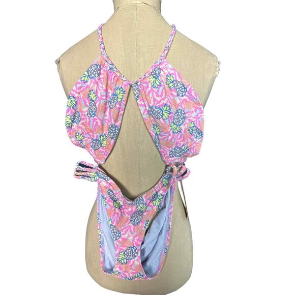 Cabana Del Sol Pint Print 2 Piece Bikini  NWT Size Small - Picture 1 of 2